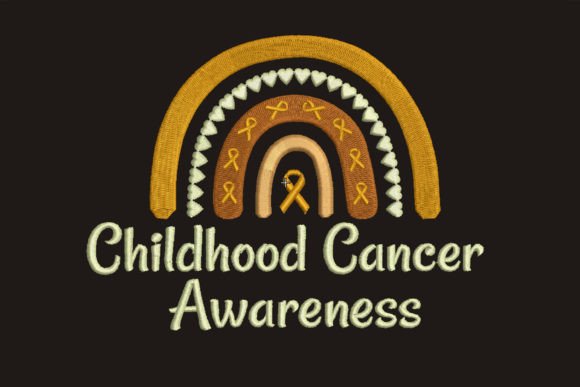 Childhood Cancer Awareness Embroidery Review