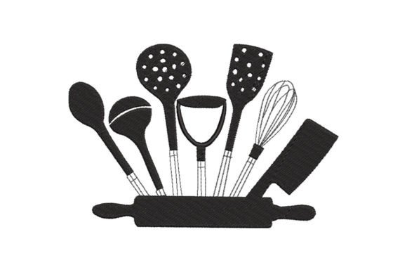 Cooking Utensils Embroidery Design Review