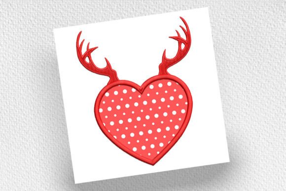 Heart with Antlers Applique Review for Sellers