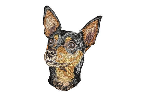 Miniature Pinscher Embroidery Review