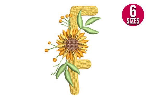 Review: Sunflower Alphabet Letter F