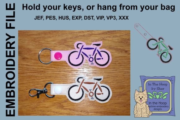 Road Bike Key Fob: A Seasonal Embroidery Review
