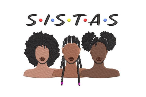 Silhouettes of African Girl Friends for Holiday Collections