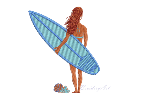 Surfer Girl Embroidery Design Review