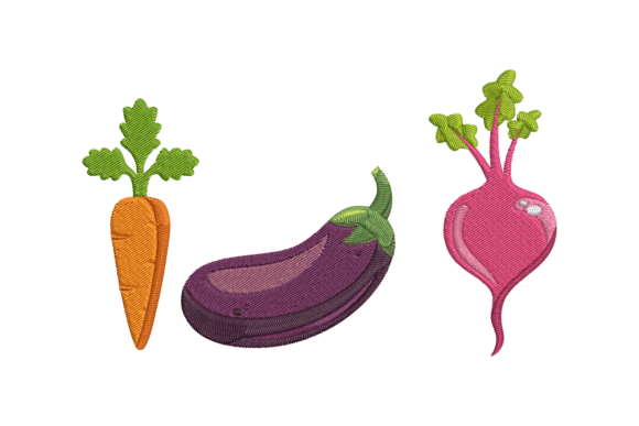 Vegetables Embroidery Review for Boutique Apparel
